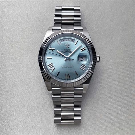 rolex day date 40 platinum used